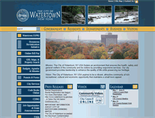Tablet Screenshot of citywatertown.org